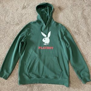 Green playboy hoodie